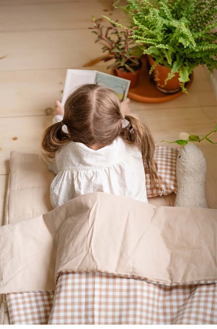 portable custom organic baby sleeping bag kid separate pad blanket pillow bedding set toddler nap mat